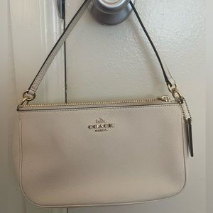 Used Coach Purse Cream Colored